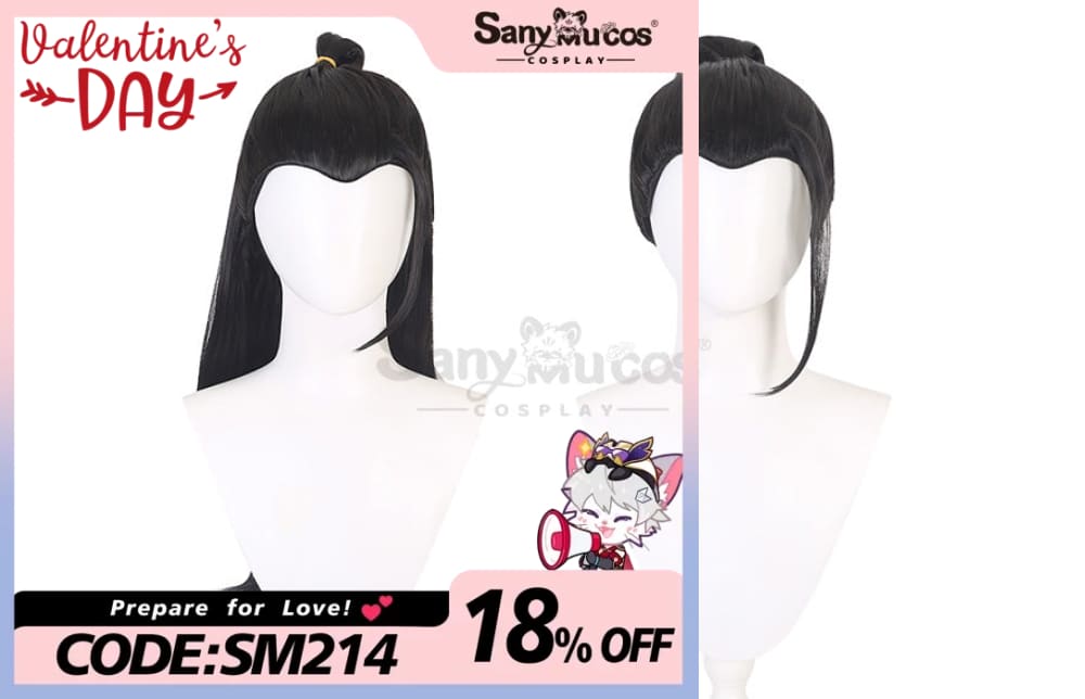 【In Stock】Anime Jujutsu Kaisen Cosplay Geto Suguru Wig Wigs