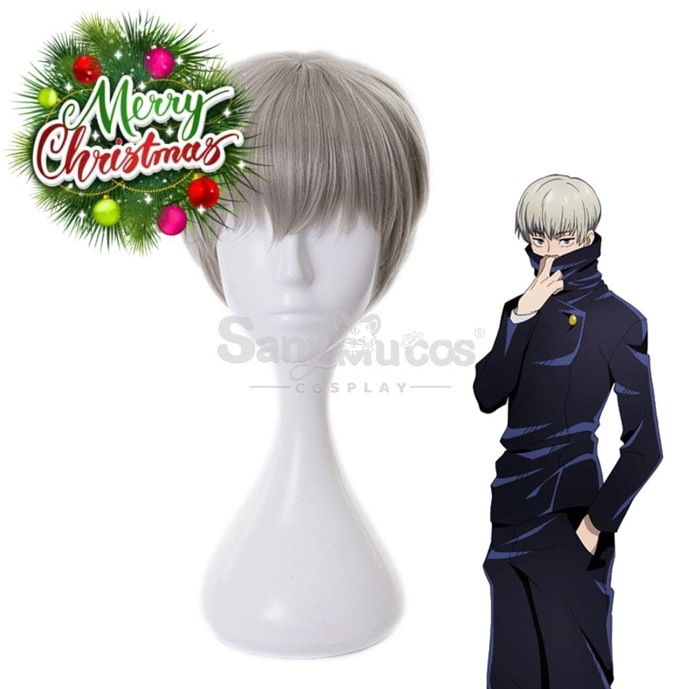 【In Stock】Anime Jujutsu Kaisen Cosplay Inumaki Toge Wig Wigs