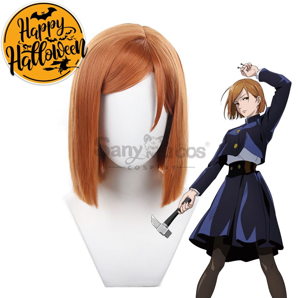 Anime Jujutsu Kaisen Cosplay Kugisaki Nobara Wig Wigs