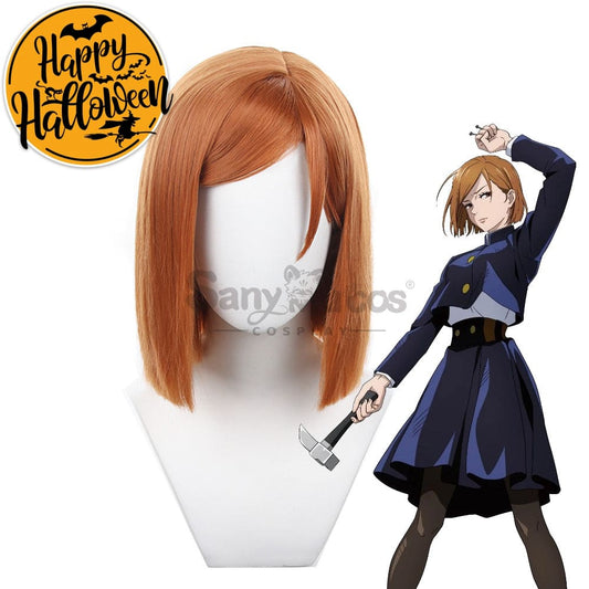 Anime Jujutsu Kaisen Cosplay Kugisaki Nobara Wig Wigs 1000