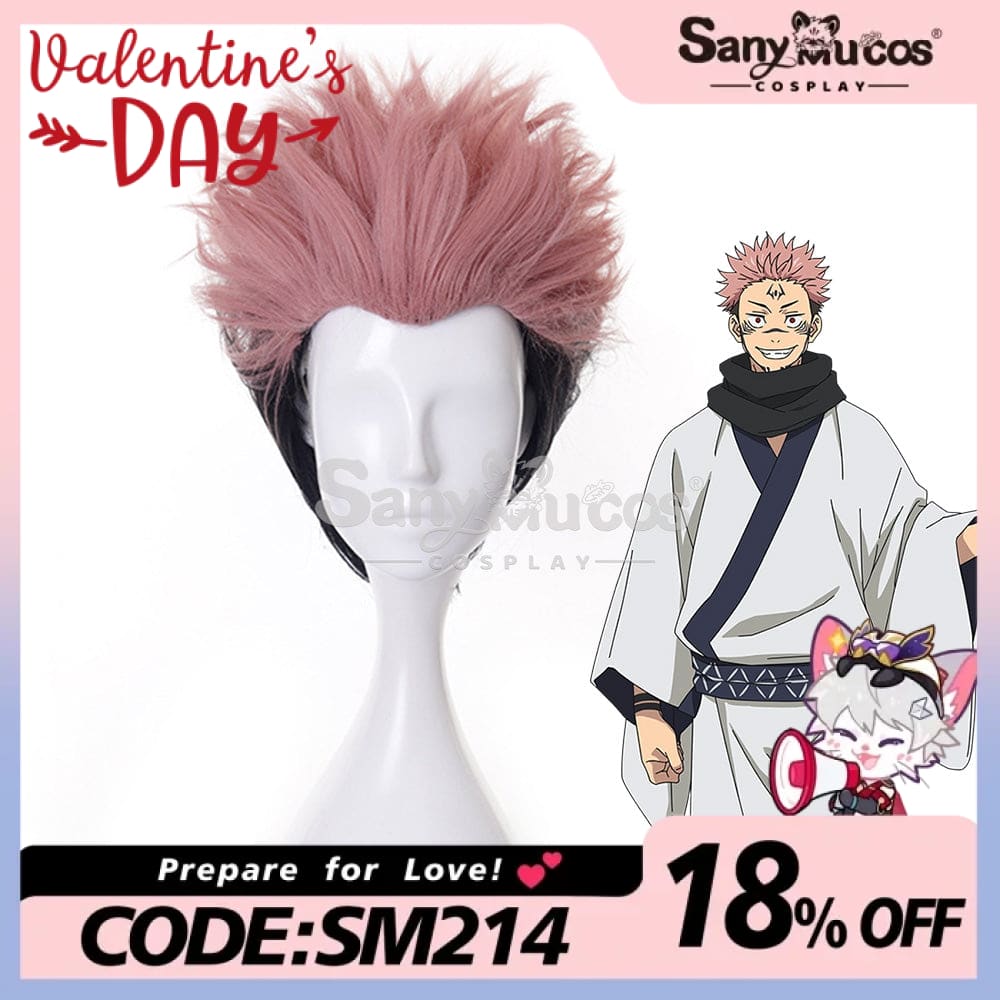 【In Stock】Anime Jujutsu Kaisen Cosplay Ryomen Sukuna Wig Wigs