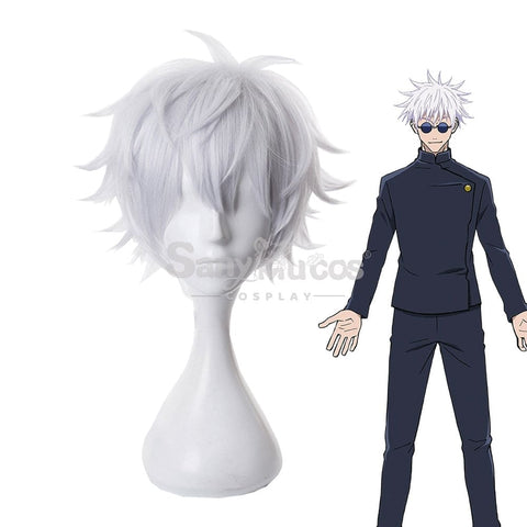 【In Stock】Anime Jujutsu Kaisen Cosplay Satoru Gojo Wig Wigs