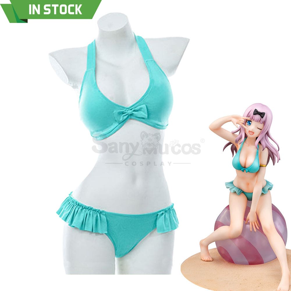 Anime Kaguya-Sama: Love Is War Cosplay Chika Fujiwara Bikini Swimsuit Costume Costumes