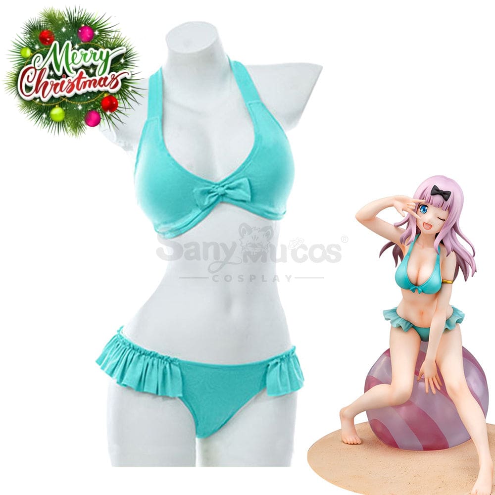 Anime Kaguya-Sama: Love Is War Cosplay Chika Fujiwara Bikini Swimsuit Costume Costumes