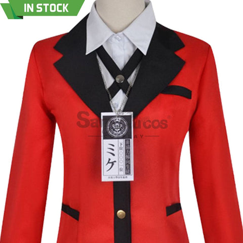 【In Stock】Anime Kakegurui Cosplay Jabami Yumeko Costume Plus Size Costumes