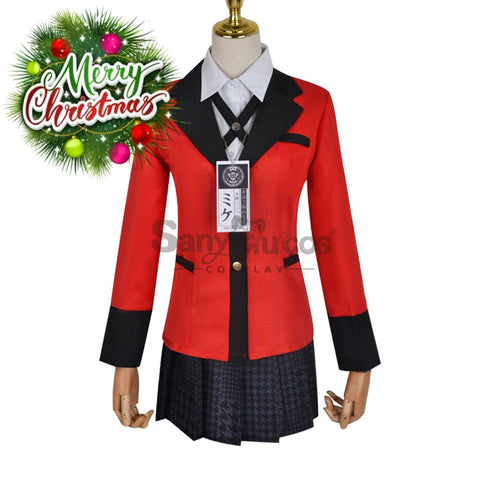 【In Stock】Anime Kakegurui Cosplay Jabami Yumeko Costume Plus Size Costumes