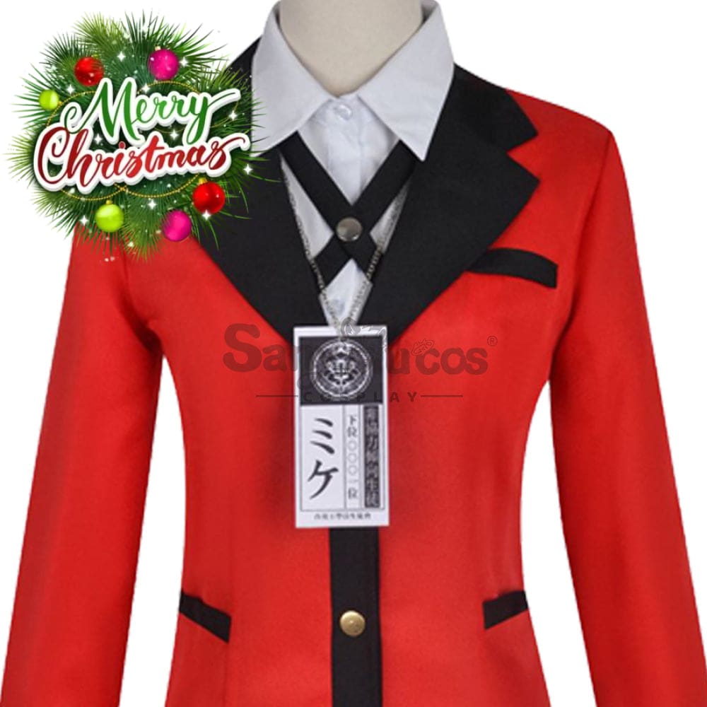 【In Stock】Anime Kakegurui Cosplay Jabami Yumeko Costume Plus Size Costumes