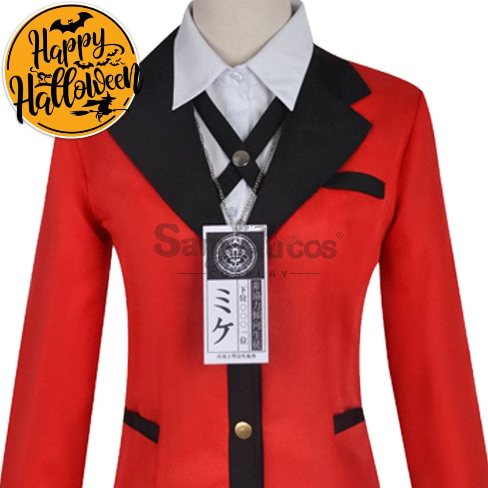 【In Stock】Anime Kakegurui Cosplay Jabami Yumeko Costume Plus Size Costumes