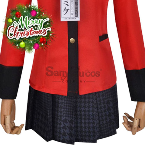 【In Stock】Anime Kakegurui Cosplay Jabami Yumeko Costume Plus Size Costumes