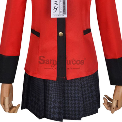 【In Stock】Anime Kakegurui Cosplay Jabami Yumeko Costume Plus Size Costumes