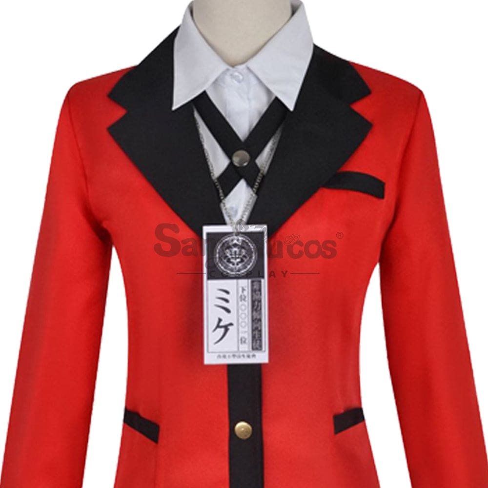 【In Stock】Anime Kakegurui Cosplay Jabami Yumeko Costume Plus Size Costumes
