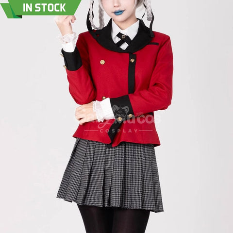 【In Stock】Anime Kakegurui Cosplay Kirari Momobami Cosplay Costume Premium Edition Cosplay Costumes