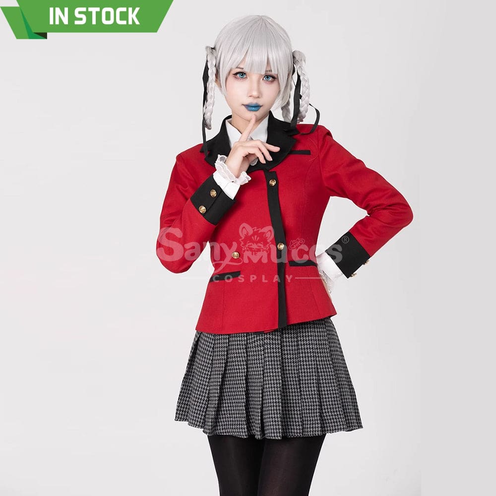 【In Stock】Anime Kakegurui Cosplay Kirari Momobami Cosplay Costume Premium Edition Cosplay Costumes