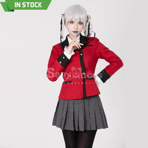 【In Stock】Anime Kakegurui Cosplay Kirari Momobami Cosplay Costume Premium Edition Cosplay Costumes