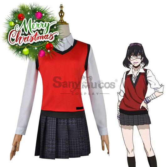 【In Stock】Anime Kakegurui Cosplay Midari Ikishima Costume Plus Size Costumes 1000