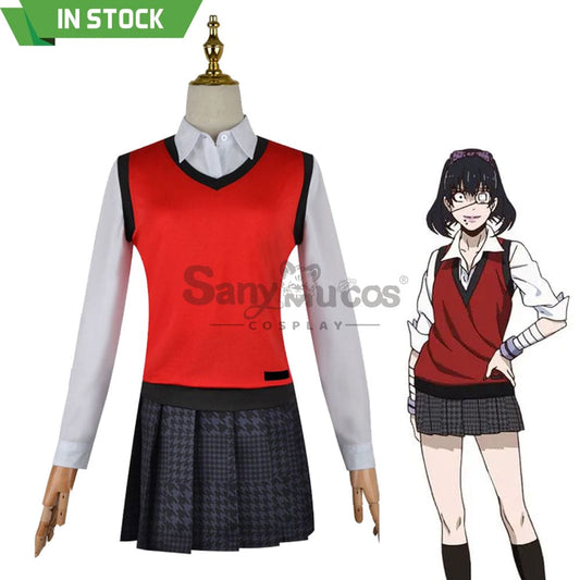 【In Stock】Anime Kakegurui Cosplay Midari Ikishima Costume Plus Size Costumes 1000