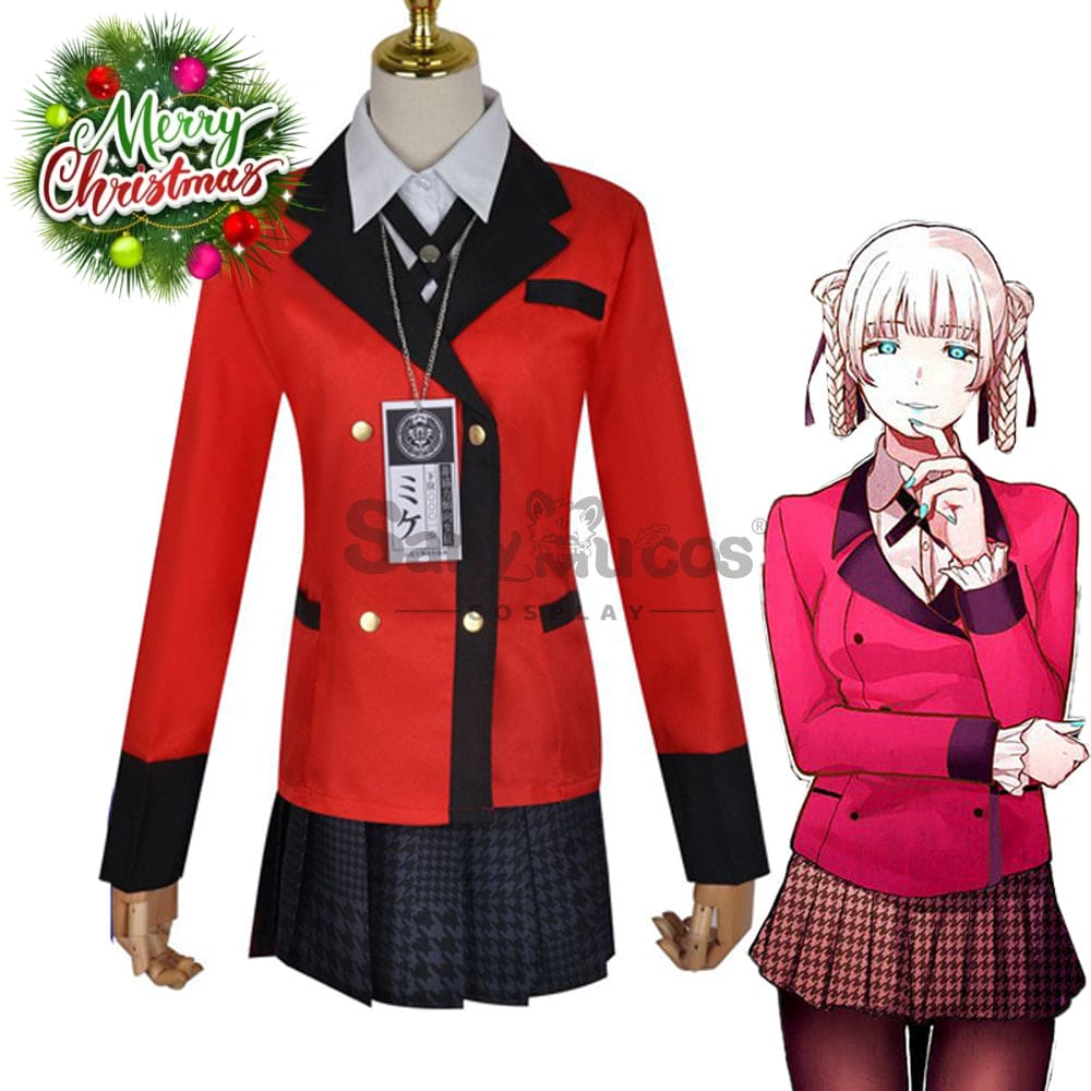 【In Stock】Anime Kakegurui Cosplay Momobami Kirari Costume Plus Size Costumes