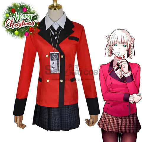 【In Stock】Anime Kakegurui Cosplay Momobami Kirari Costume Plus Size Costumes