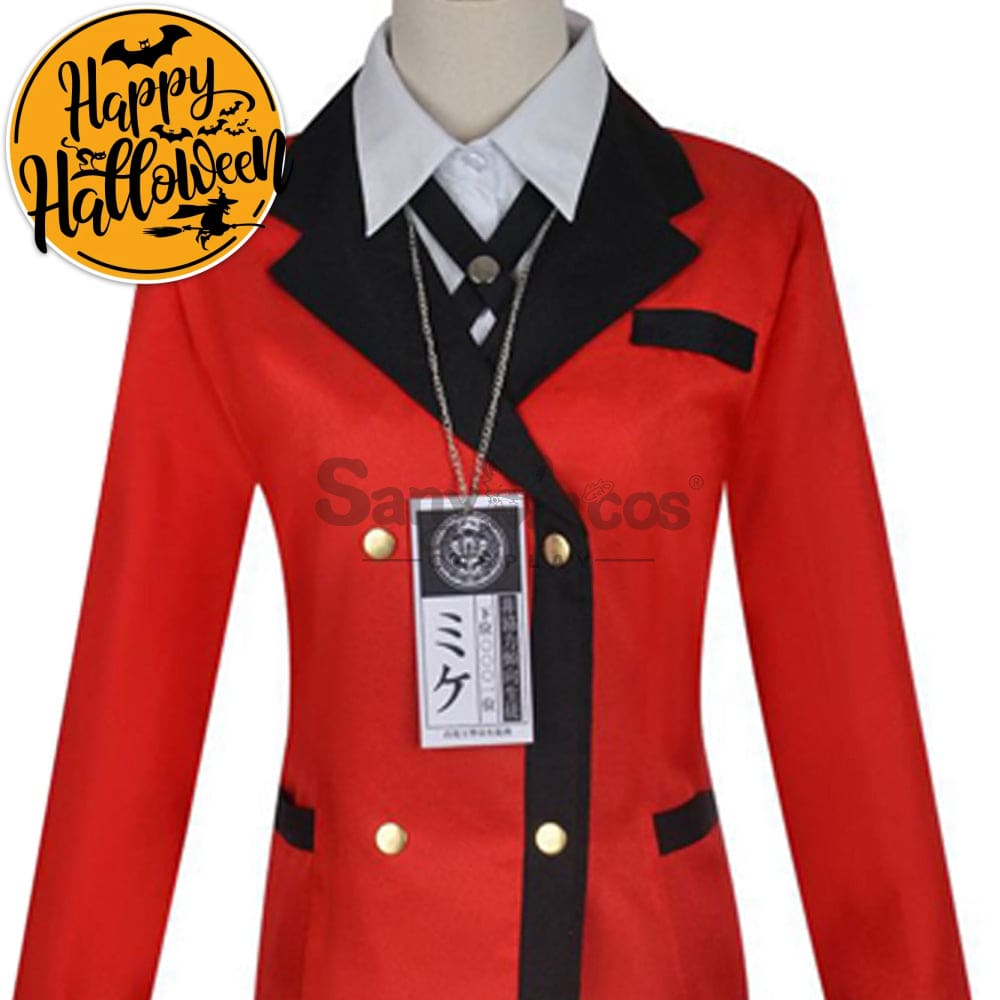 【In Stock】Anime Kakegurui Cosplay Momobami Kirari Costume Plus Size Costumes