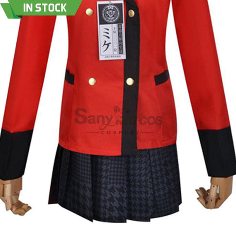 【In Stock】Anime Kakegurui Cosplay Momobami Kirari Costume Plus Size Costumes