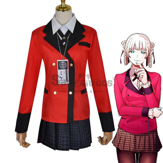 【In Stock】Anime Kakegurui Cosplay Momobami Kirari Costume Plus Size Costumes 1000