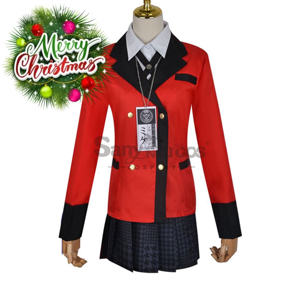 【In Stock】Anime Kakegurui Cosplay Momobami Kirari Costume Plus Size Costumes