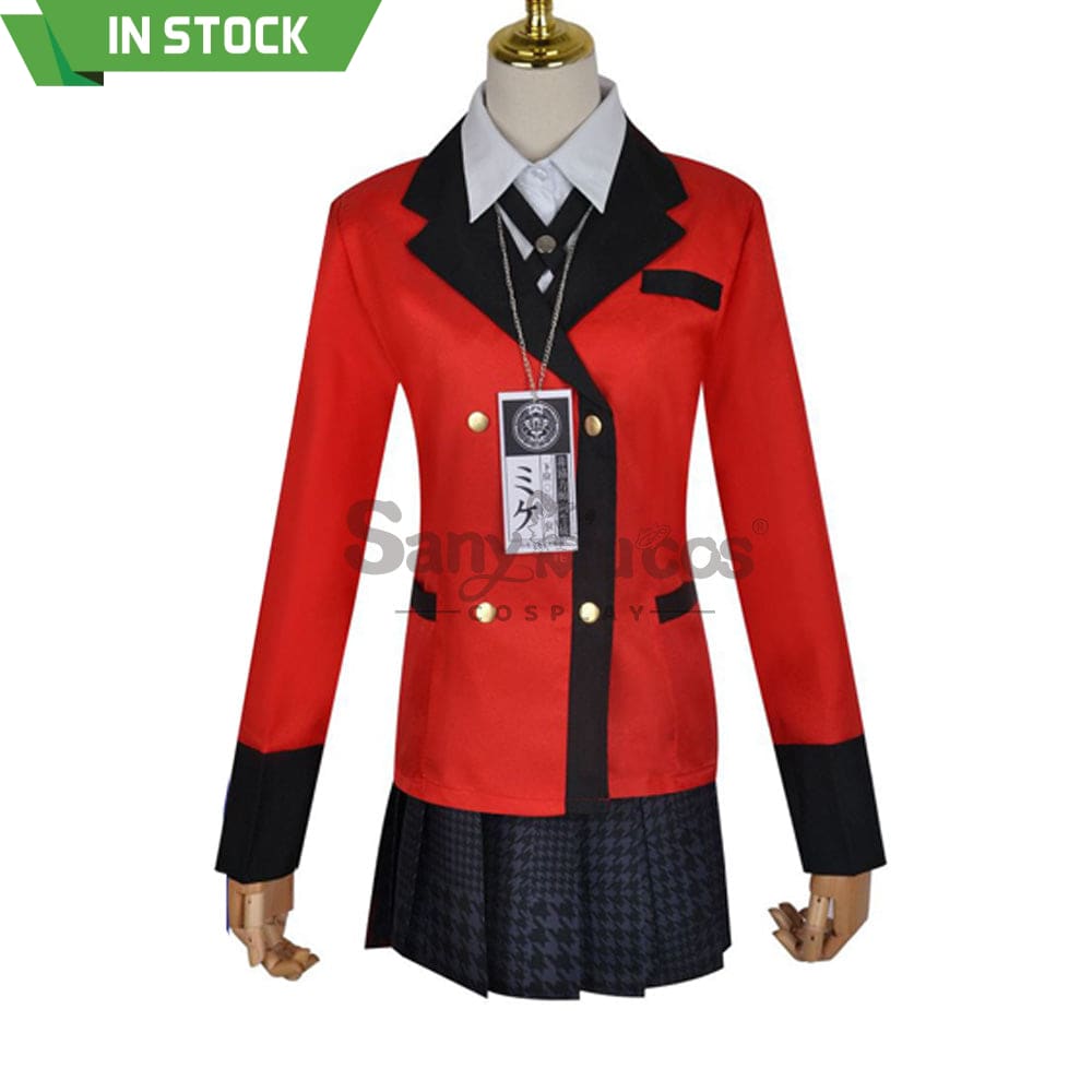 【In Stock】Anime Kakegurui Cosplay Momobami Kirari Costume Plus Size Costumes