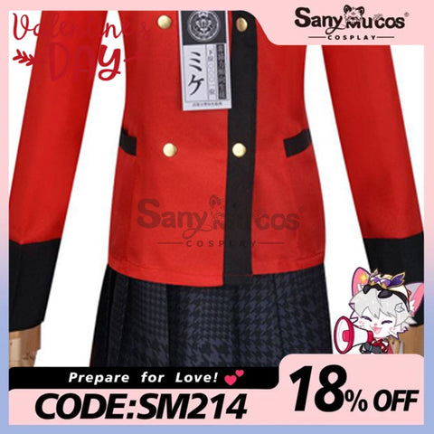 【In Stock】Anime Kakegurui Cosplay Momobami Kirari Costume Plus Size Costumes