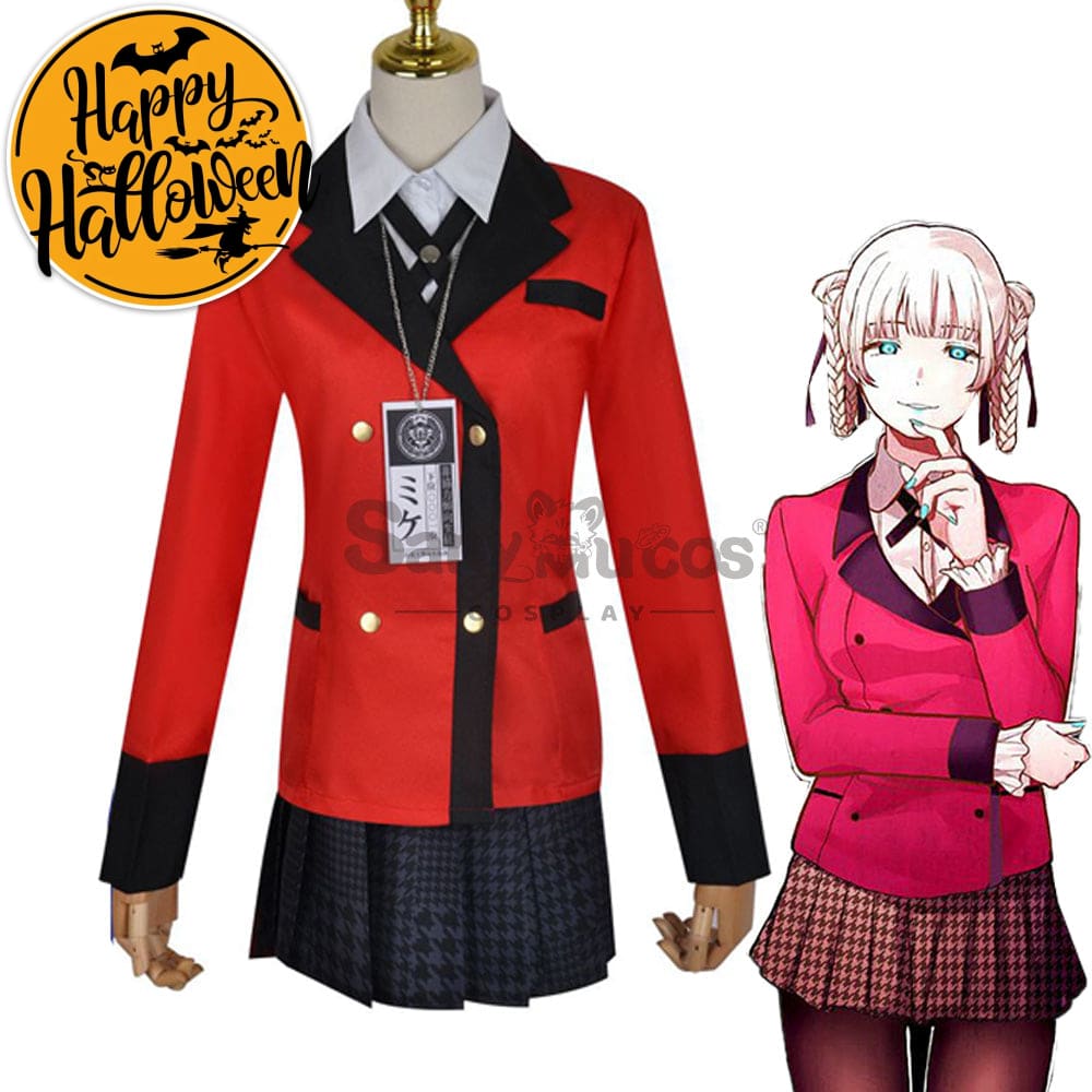 【In Stock】Anime Kakegurui Cosplay Momobami Kirari Costume Plus Size Costumes