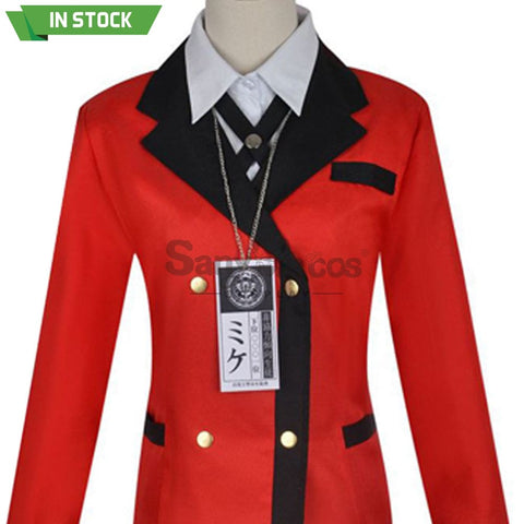 【In Stock】Anime Kakegurui Cosplay Momobami Kirari Costume Plus Size Costumes