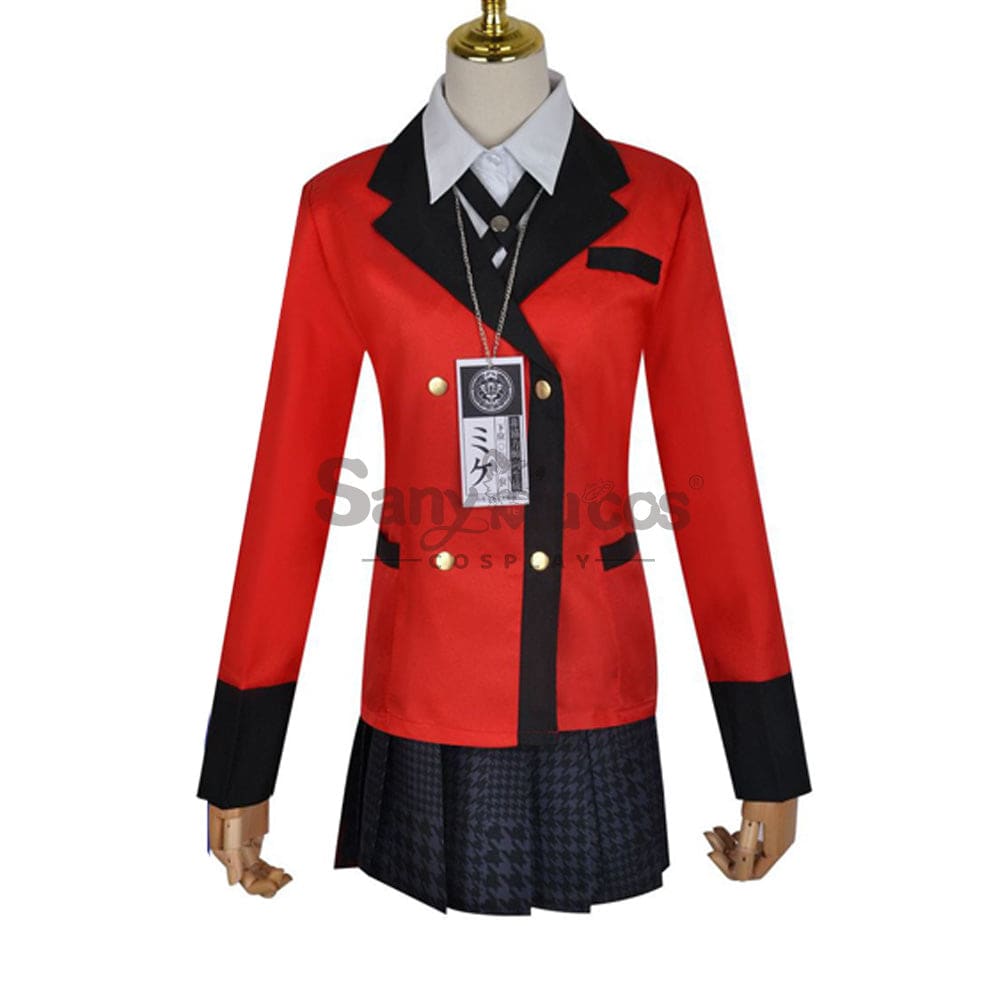 【In Stock】Anime Kakegurui Cosplay Momobami Kirari Costume Plus Size Costumes