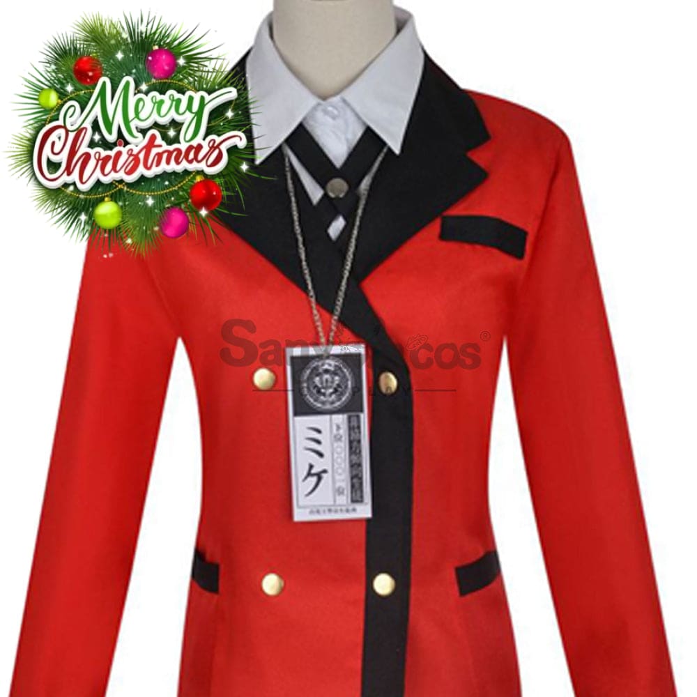 【In Stock】Anime Kakegurui Cosplay Momobami Kirari Costume Plus Size Costumes