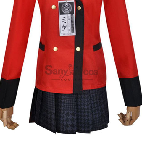 【In Stock】Anime Kakegurui Cosplay Momobami Kirari Costume Plus Size Costumes
