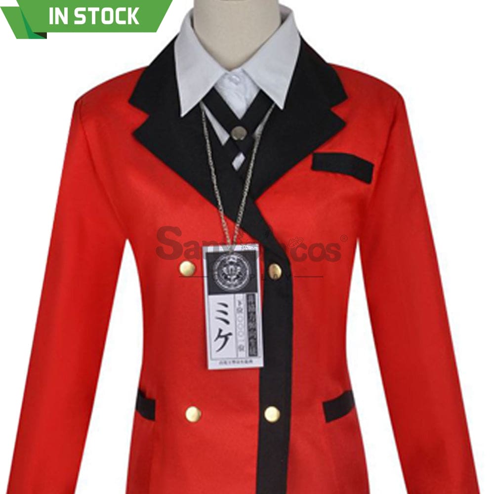 【In Stock】Anime Kakegurui Cosplay Momobami Kirari Costume Plus Size Costumes