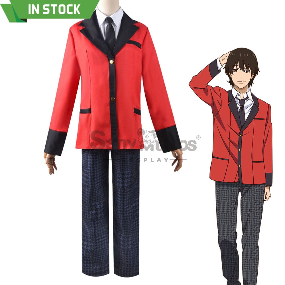 【In Stock】Anime Kakegurui Cosplay Ryōta Suzui Costume Plus Size Costumes