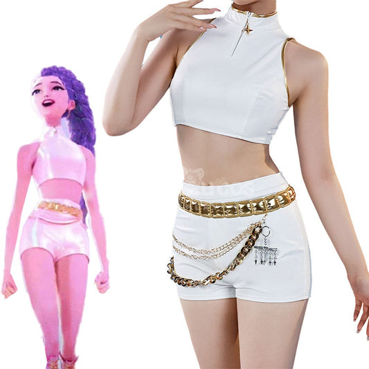 【In Stock】Anime KPop Demon Hunters Cosplay Rumi Zoey Mira Cosplay Costume Cosplay Costumes 1000