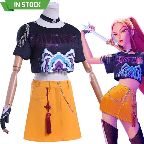 【Pre-Sale】Anime K‑POP Demon Hunters Cosplay Rumi Zoey Mira Cosplay Costume Cosplay Costumes