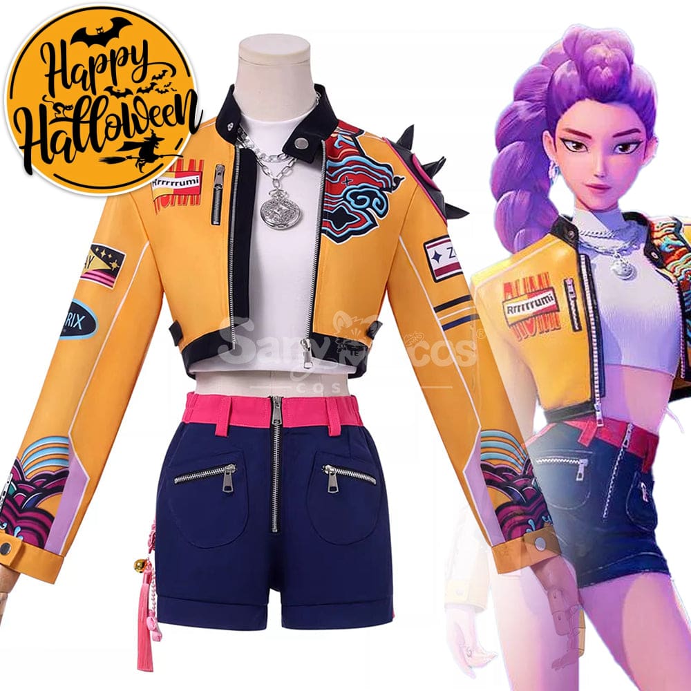 【Pre-Sale】Anime K‑POP Demon Hunters Cosplay Rumi Zoey Mira Cosplay Costume Cosplay Costumes