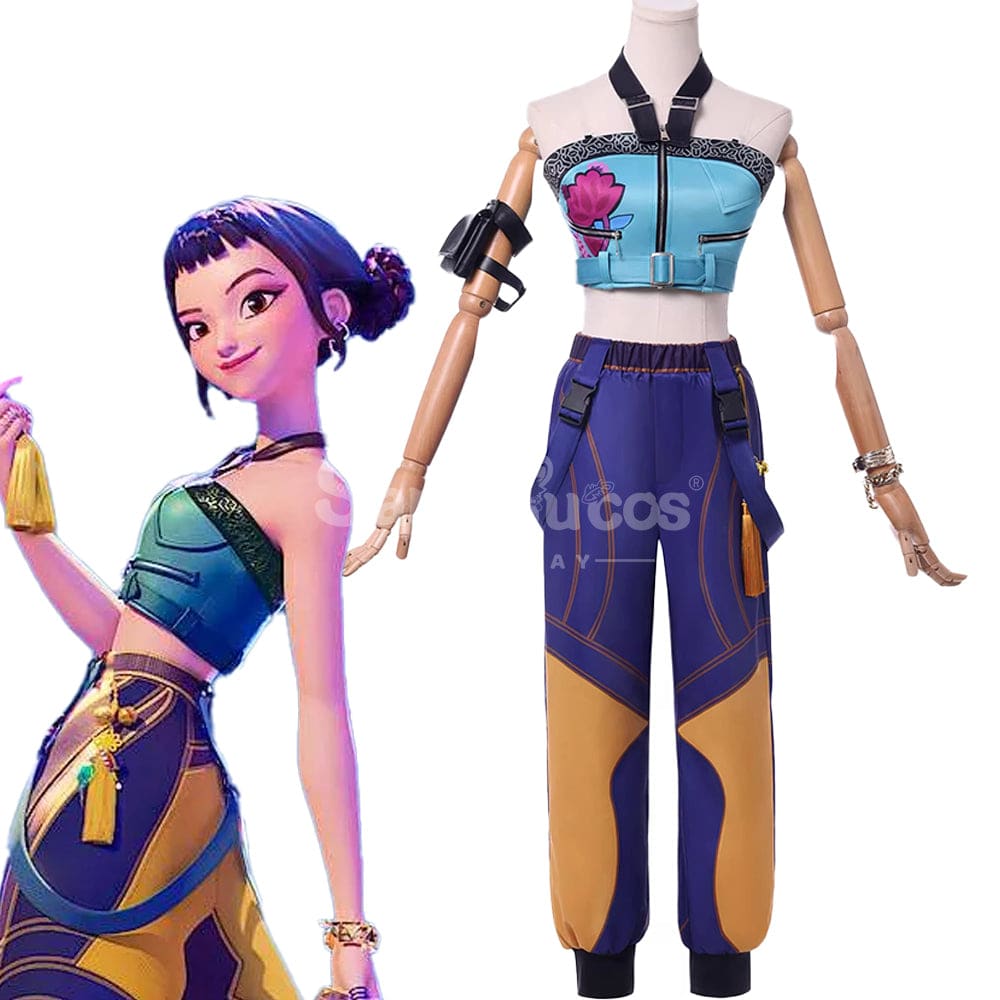 【Pre-Sale】Anime K‑POP Demon Hunters Cosplay Rumi Zoey Mira Cosplay Costume Cosplay Costumes