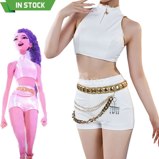 【In Stock】Anime KPop Demon Hunters Cosplay Rumi Zoey Mira Cosplay Costume Cosplay Costumes 1000
