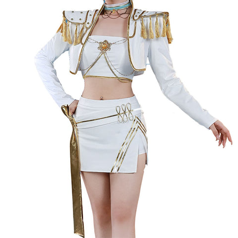 【In Stock】Anime KPop Demon Hunters Cosplay Rumi Zoey Mira Cosplay Costume Mira / S Cosplay Costumes