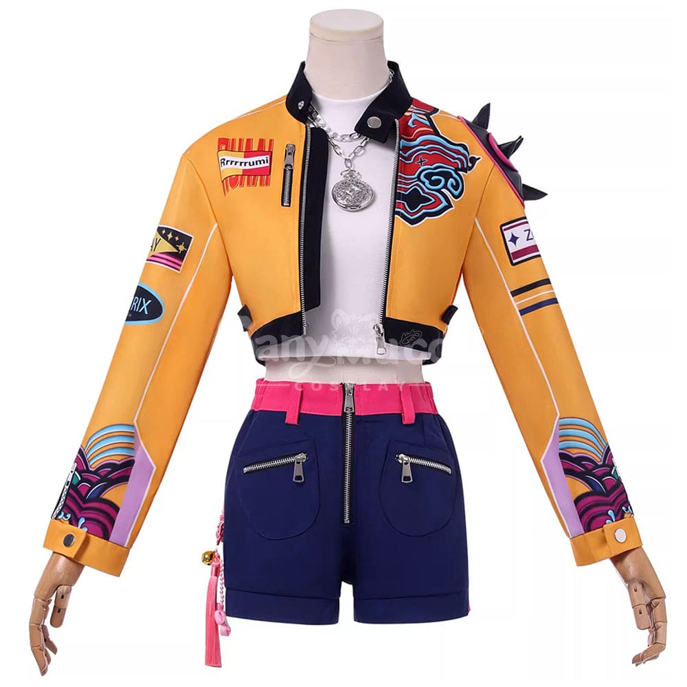 【Pre-Sale】Anime K‑POP Demon Hunters Cosplay Rumi Zoey Mira Cosplay Costume Rumi / XS Cosplay Costumes