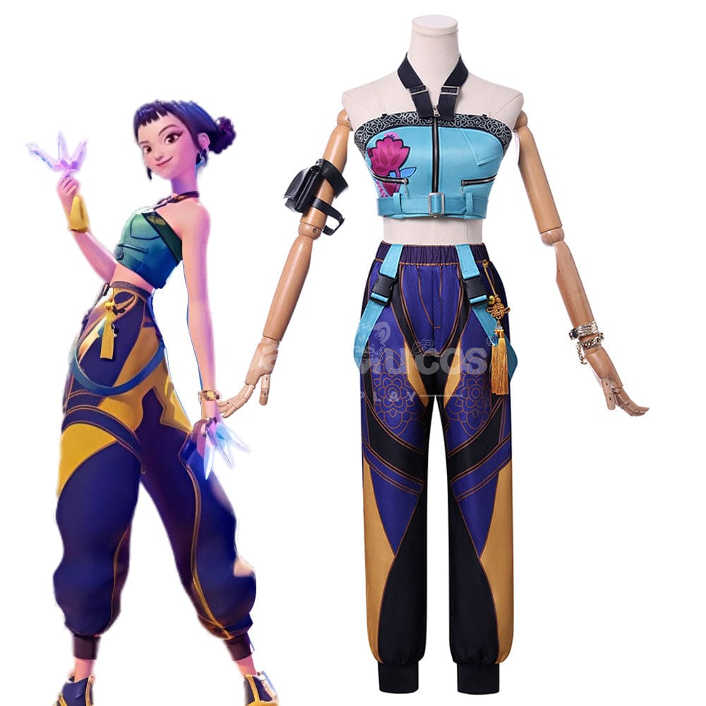 【In Stock】Anime KPop Demon Hunters Cosplay Zoey Cosplay Costume Cosplay Costumes