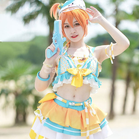 【In Stock】Anime Love Live! School Idol Project Cosplay Rin Hoshizora Swimsuit Cosplay Costume Cosplay Costumes