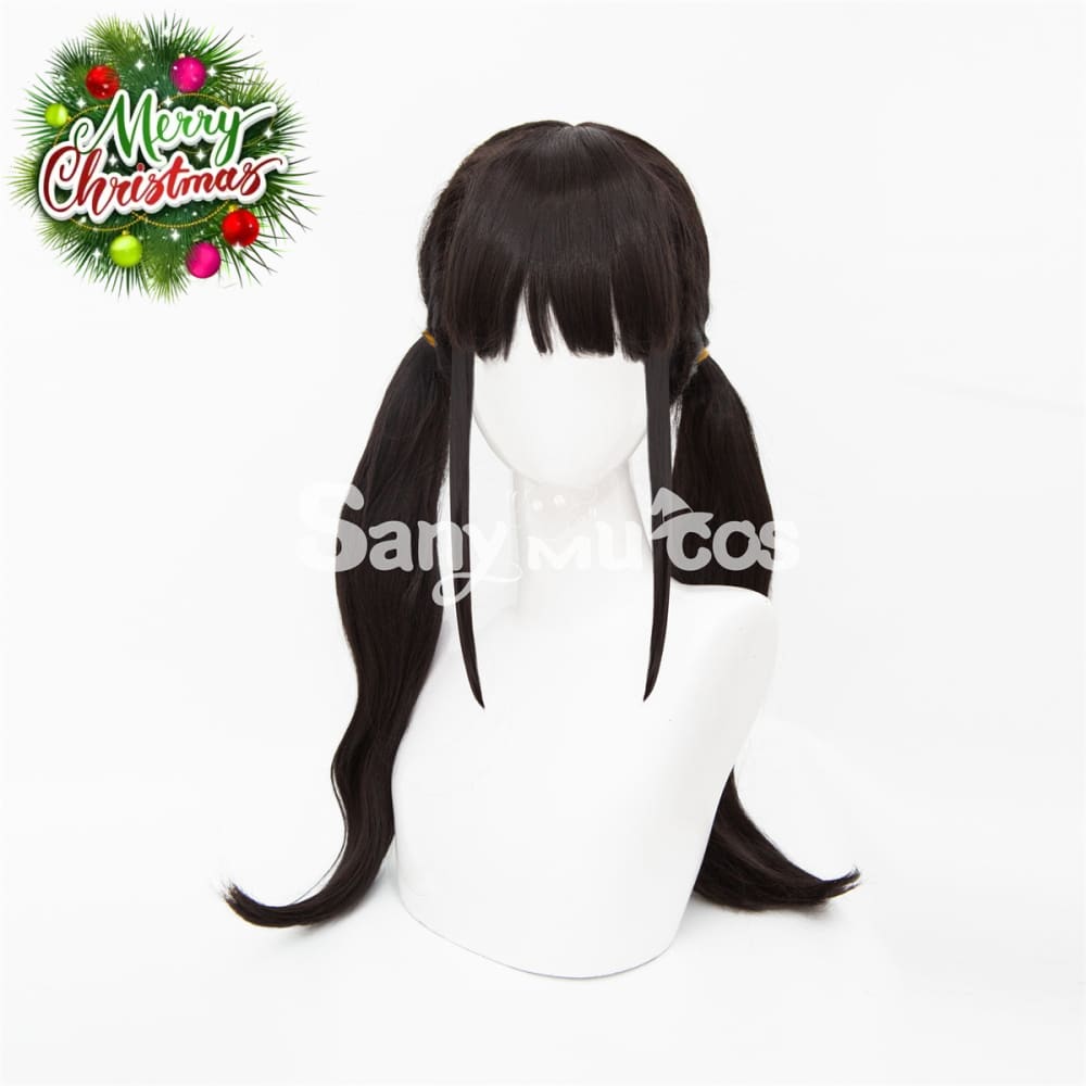 Anime Lycoris Recoil Takina Inoue Cosplay Wig Dark Brown Wig