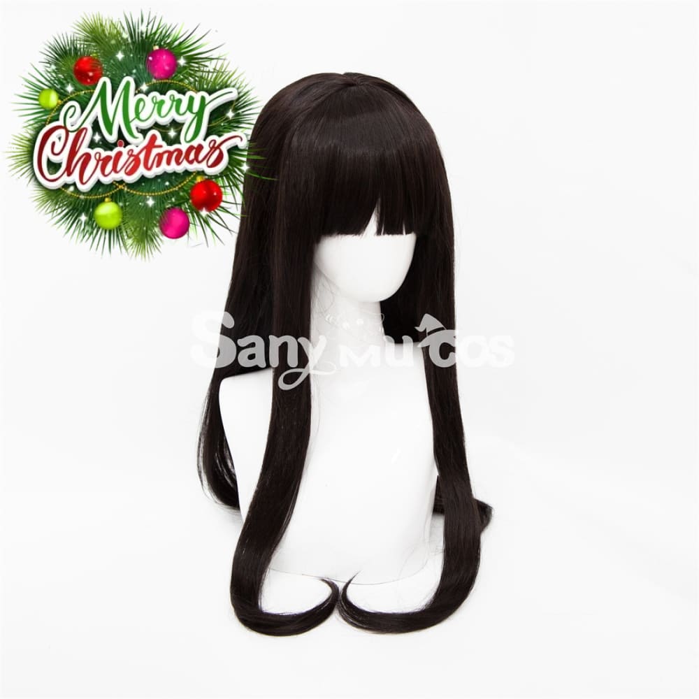 Anime Lycoris Recoil Takina Inoue Cosplay Wig Dark Brown Wig