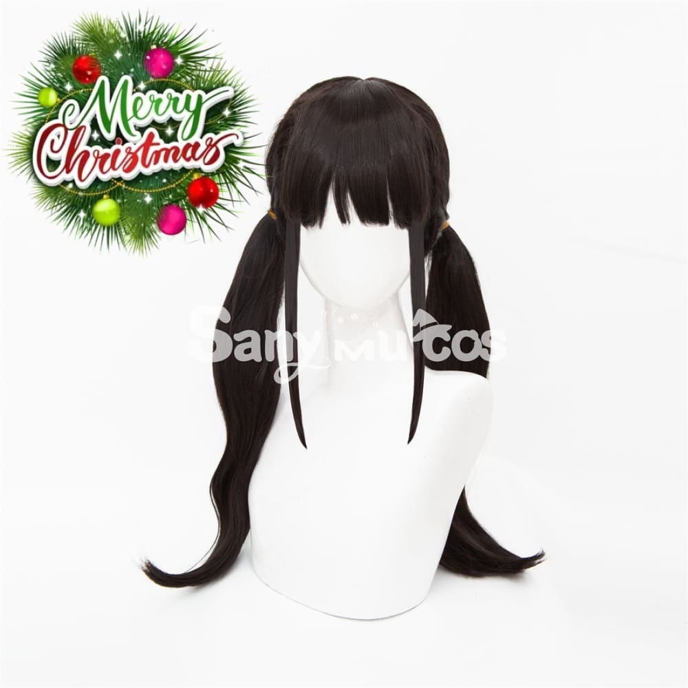 Anime Lycoris Recoil Takina Inoue Cosplay Wig Dark Brown Wig