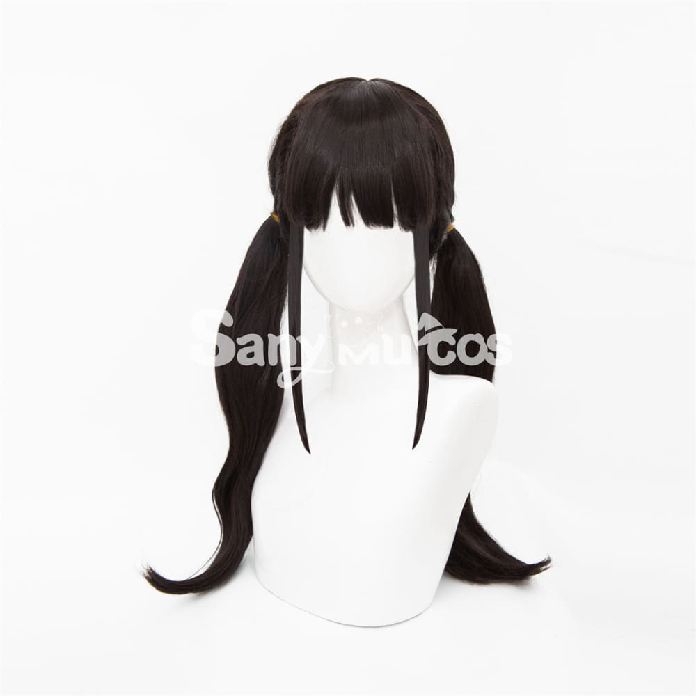 Anime Lycoris Recoil Takina Inoue Cosplay Wig Dark Brown Wig
