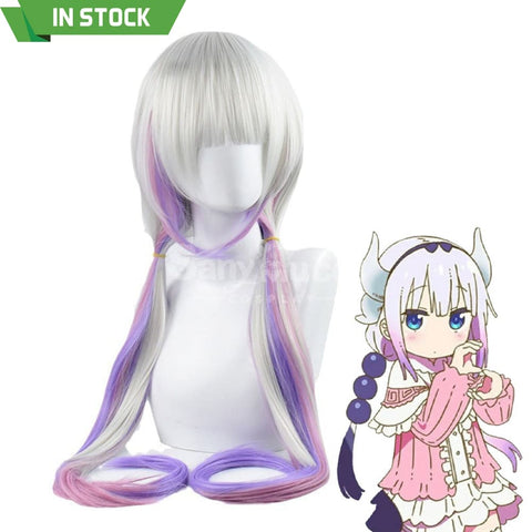 【In Stock】Anime Miss Kobayashi’s Dragon Maid Cosplay Kanna Kamui Cosplay Wig Cosplay Wigs