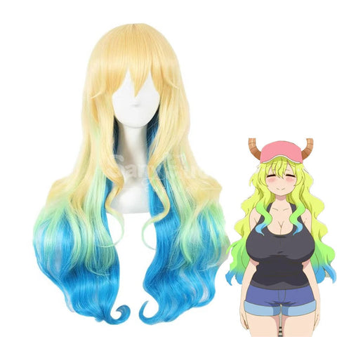 【In Stock】Anime Miss Kobayashi’s Dragon Maid Cosplay Lucoa Cosplay Wig Cosplay Wigs